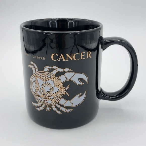Other - 80s Zodiac Cancer Coffee Mug Celestial Birthday Constellation Horoscope Cup